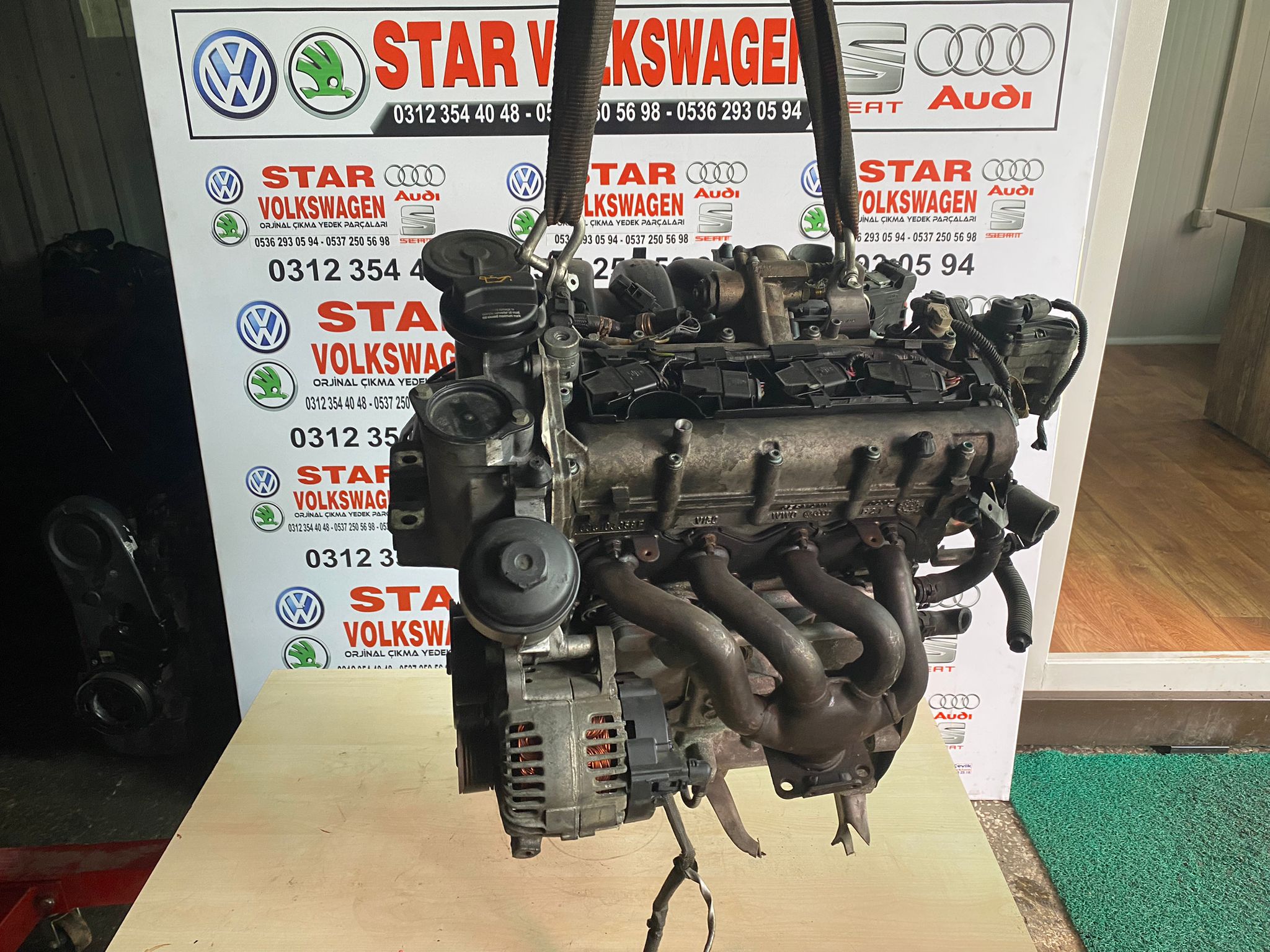 1.6 FSİ BLF-BLP KOMPLE ÇIKMA MOTOR TEMİZ MUAYYER GOLF JETTA PASSAT TOURAN A3 OCTAVİA 1.6 FSİ ÇIKMA MOTOR VOLKSWAGEN ÇIKMA MOTOR STAR VOLKSWAGEN